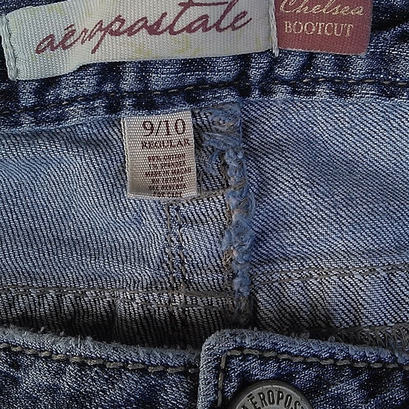 Aeropostale Chelsea Bootcut Jeans 9/10 Med Wash - Picture 7 of 8